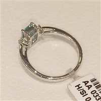 Anello Masini Donna in Oro bianco Acquamarina 0.87 Ct AA0331 - AA0331